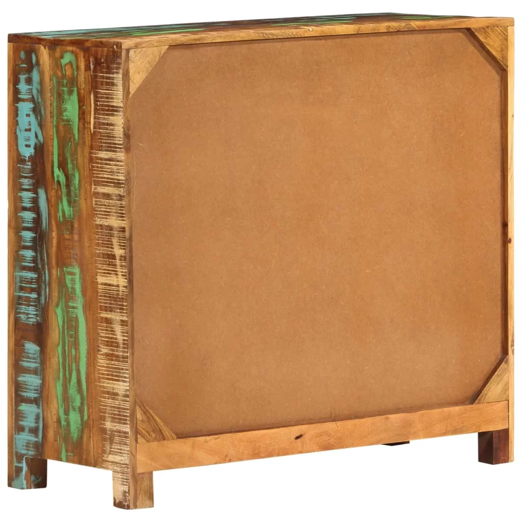 Walmeck Sideboard 27.6"x11.8"x26.8" Solid Reclaimed Wood