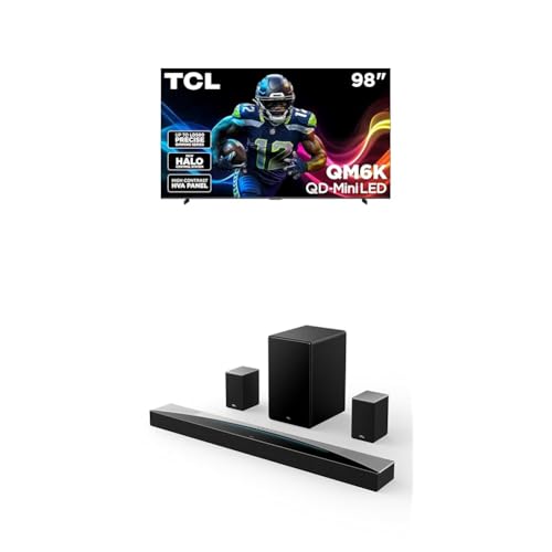 TCL 65-Inch Class QM6K Series QD-Mini LED 4K UHD Google Smart TV Best Value Mini-LED TV - QLED, 144hz, 288hz Gaming Rate, High Contrast Screen, Onkyo Audio, Dolby Atmos (65QM6K, 2025 Model)