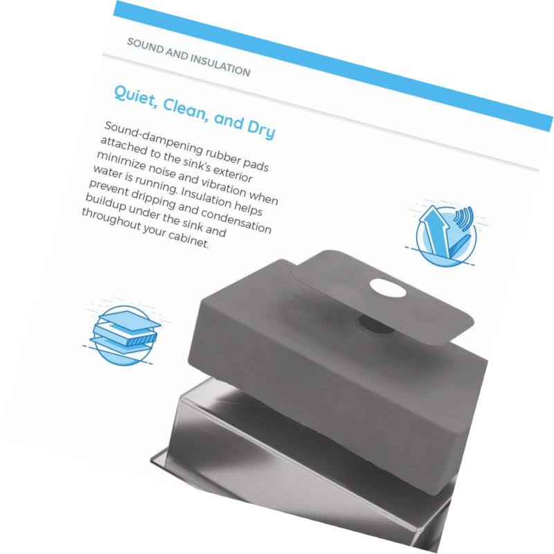 Mr Direct 3218A Undermount Stainless Steel Kitchen Sink