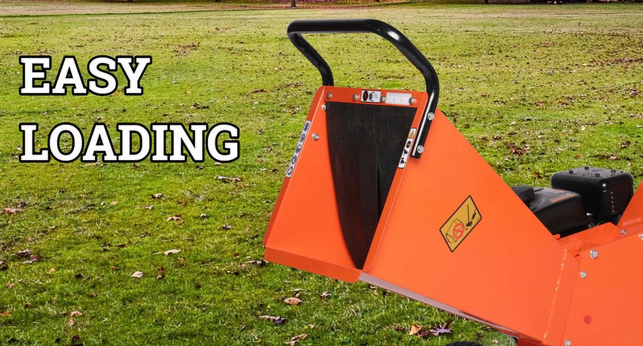 EFCUT R0 Wood Chipper Shredder Mulcher 7HP Gas Powered Heavy Duty Compact Design 3" Inch Max Capacity 104 lb