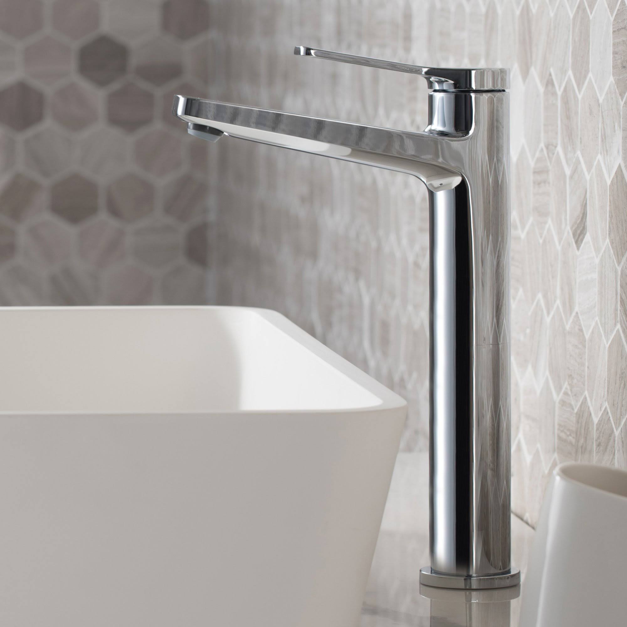 Kraus Indy Single Handle 2-Pack Vessel Bathroom Faucet Spot Free Stainless Steel