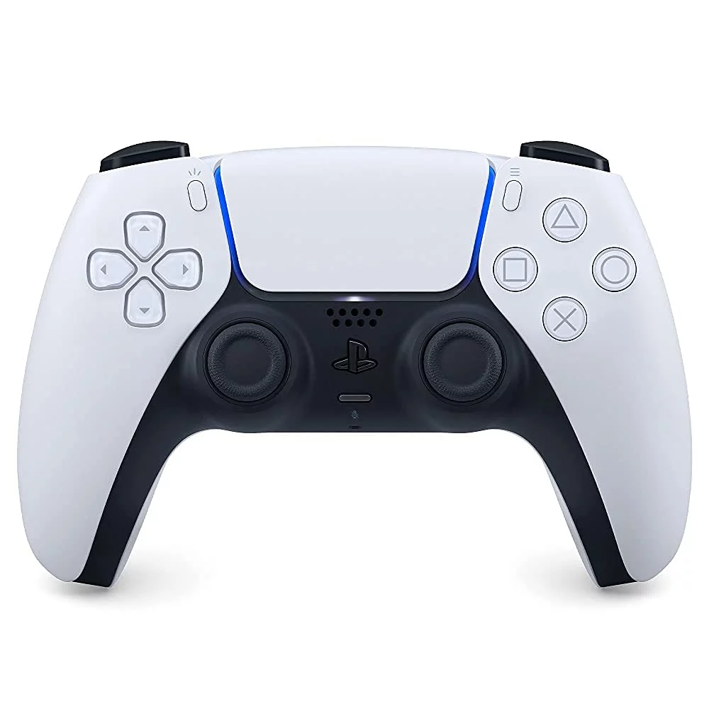 Sony PlayStation 5 Console Slim Disc Edition with Extra Dualsense White Controller Bundle