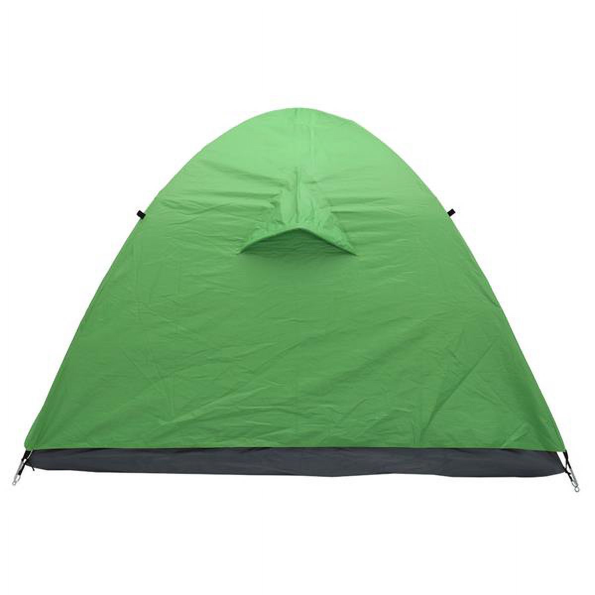4-Person Double Layer Family Camping Tent Outdoor Instant Cabin Tent for Hiking