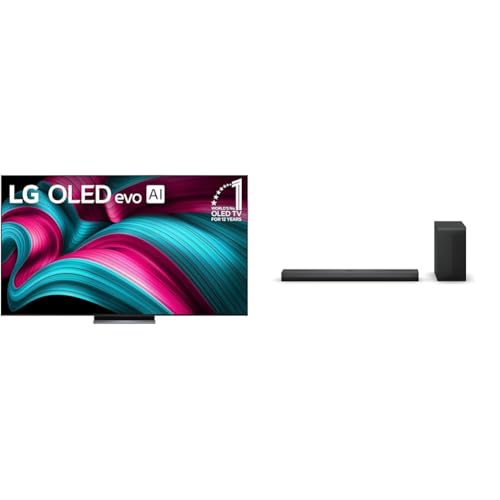 LG 65-Inch Class OLED evo AI 4K C5 Series Smart TV w/Dolby Atmos, Dolby Vision, HDR10, AI Super Upscaling 4K, Filmmaker Mode, Wow Orchestra, Alexa Built-in (OLED65C5PUA, 2025)