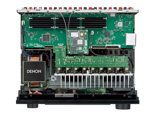 Denon AVR-X3800H 9.4-Ch Receiver - 8K UHD Home Theater AVR (105W X 9) Built-in Bluetooth, Wi-Fi & HEOS Multi-Room Streaming, Dolby Atmos, DTS:X, IMAX Enhanced & Auro 3D