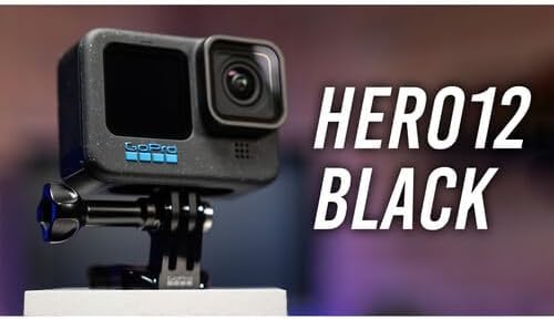 GoPro HERO12 Black 5.3K Action Camera Bundle with 128GB Card and 50 Accessories