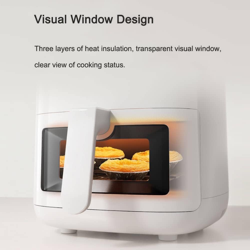 Smart Air Fryer Pro 4L Hot Oven Cooker Nonstick Coating 24H Intelligent Appointment OLED Screen Commemoration Day