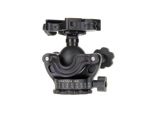 Acratech GPS Ballhead with Gimbal Feature, Panoramic Head, with All Rubber Knobs, Quick Release / Detent Pin and Level, Supports