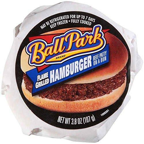 Ball Park Hamburger Sandwich, 3.8 Ounce - 12 per CASE.