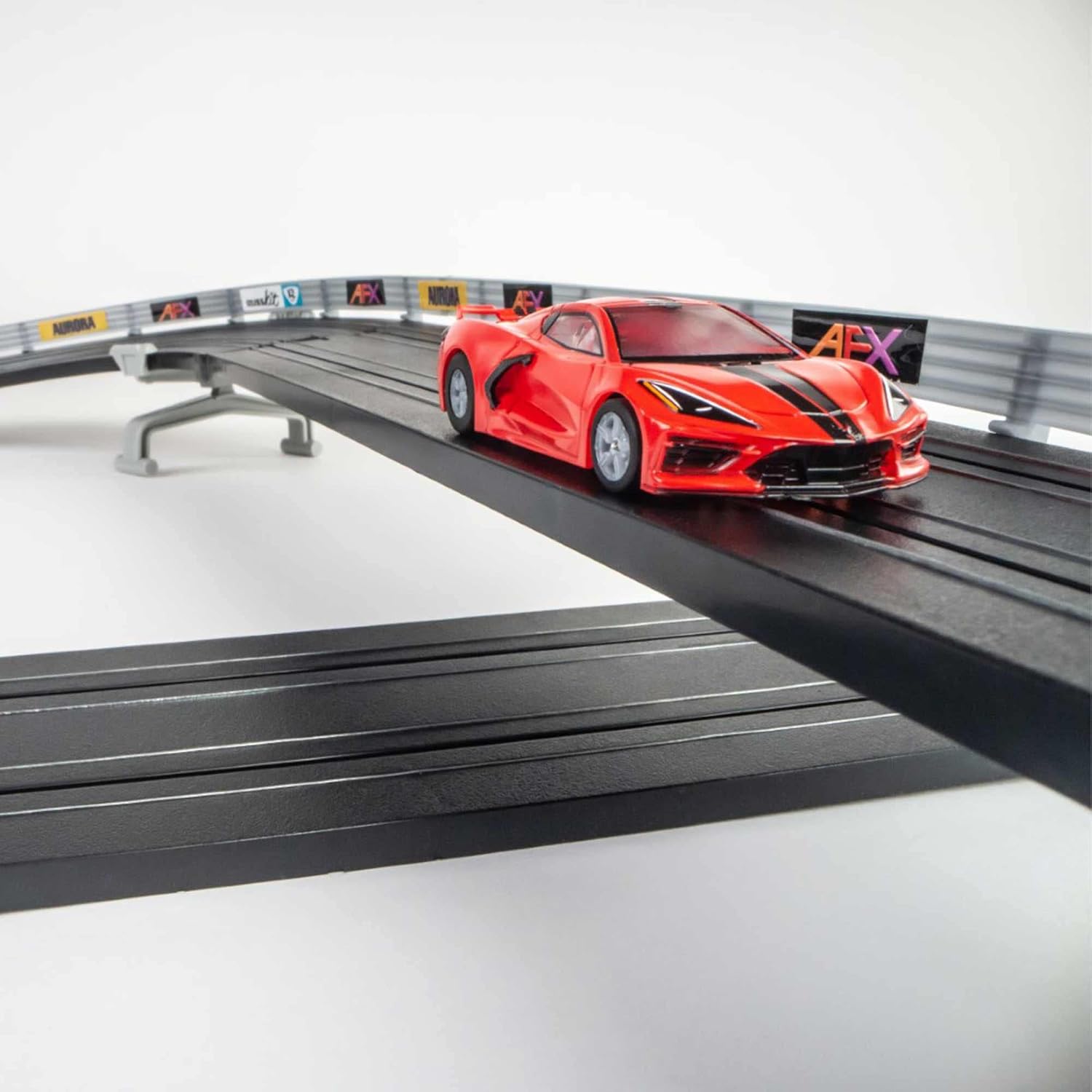 AFX/Racemasters Super Cars Set15ft TrackMega G+ ChassisTri-Pack AFX22032 HO Slot Racing Sets