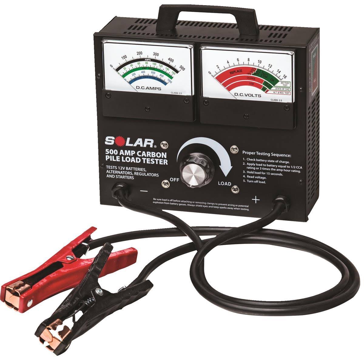 Solar 1874 500 Amp Carbon Pile Battery Load Tester