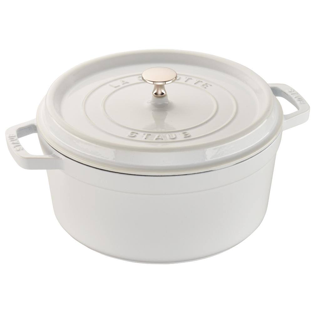 Staub Cast Iron 7 Quart Round Cocotte Grenadine
