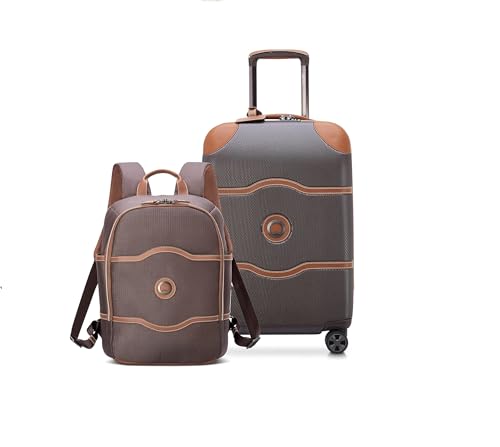 DELSEY PARIS Chatelet Air 2.0 Hardside Luggage with Spinner Wheels, Angora, Checked-Large 28 Inch