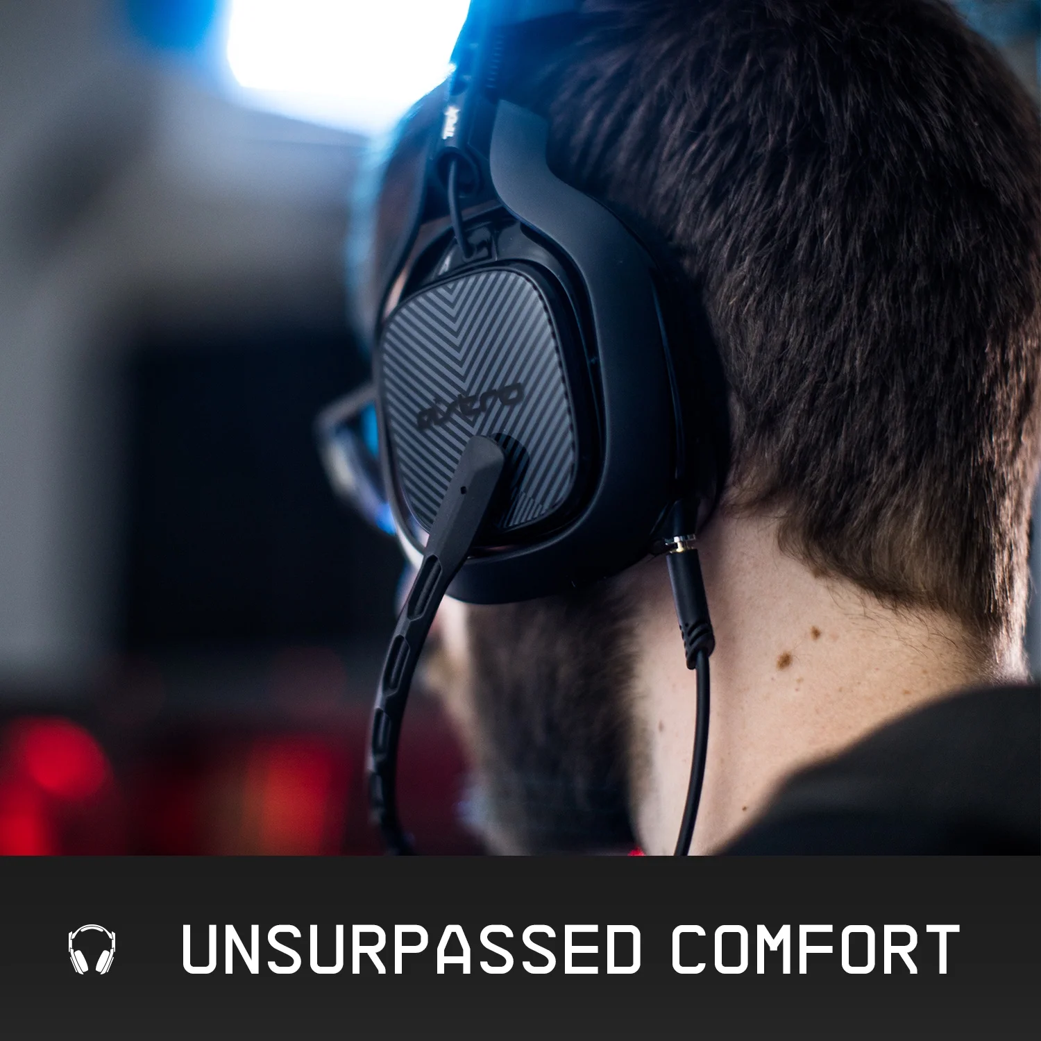 Restored ASTRO Gaming A40 TR X-Edition Headset For Xbox Series X S, Xbox One, PS5, PS4, PC, Mac, Nintendo Switch, Black/Red (Refurbished)