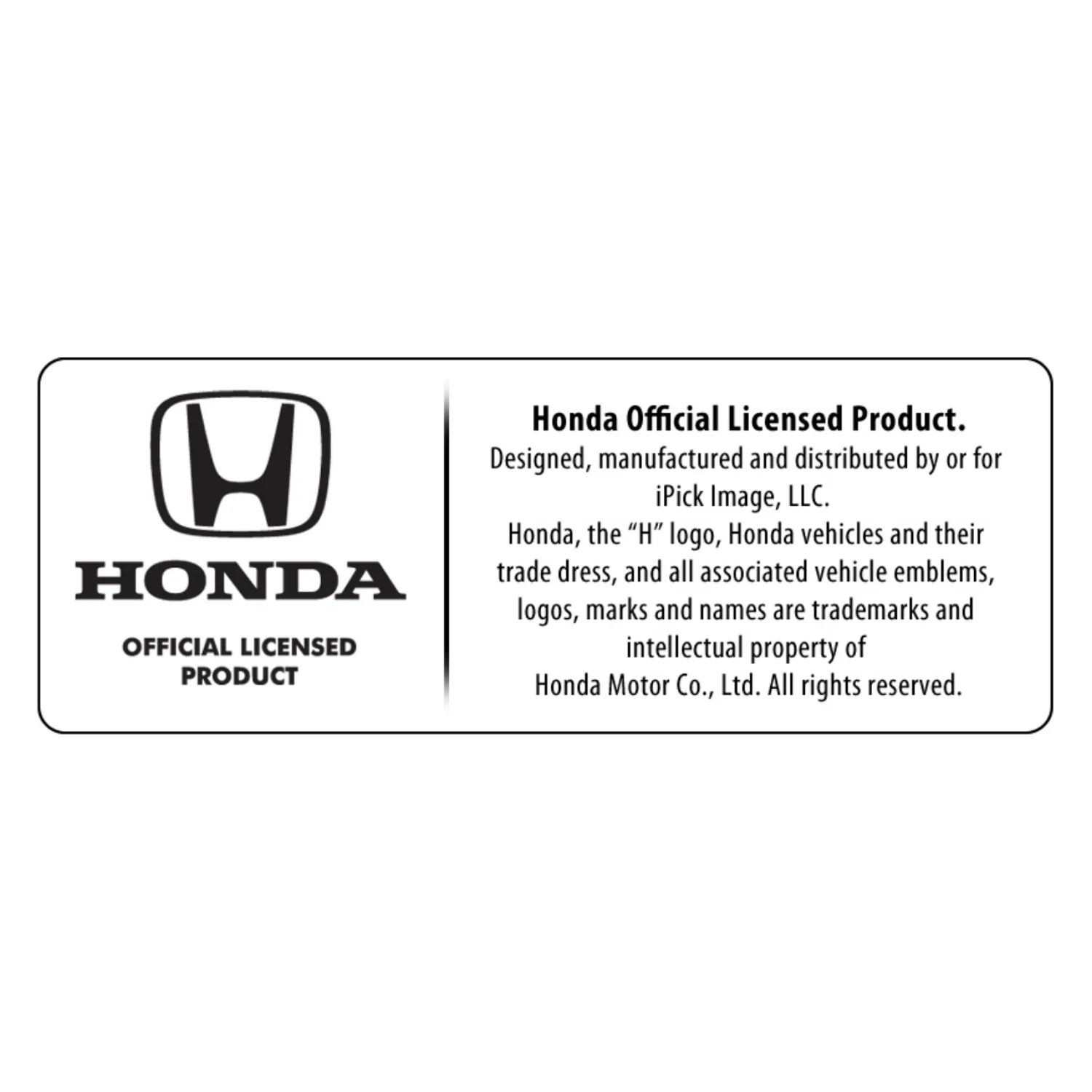 Honda HR-V Dual Logo 3D Embossed Letters on Mirror Chrome Metal License Plate Frame