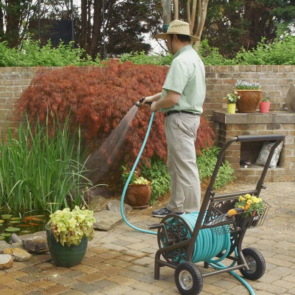 Liberty Garden 2-Wheel Decorative Hose Cart 301