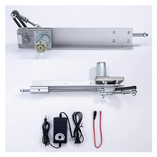 GERRIT Electric Linear Actuator Reciprocating Cycle Linear DIY Motor DC 12V/24V Linear Actuator Stroke 30-150MM Gear Adjustable Telescopic with Speed Controller