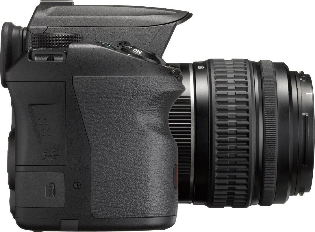 Pentax K-30 16.3 MP Digital SLR Camera - Black - DA L 18-55mm and 55-300mm Lenses
