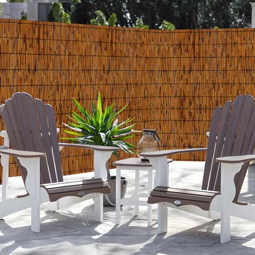 Natural Reed Fence,6FT X 16.4FT Bamboo Fencing Privacy Reed Screening for Outdoor, Gallery, Restaurant, Hotel, Patio (Brown)