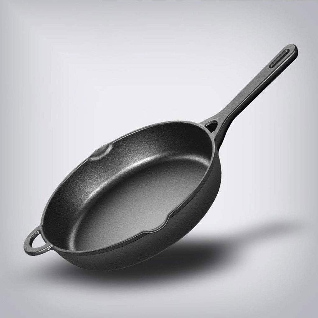 Backcountry Cast Iron Skillet Pre-Seasoned for Non-Stick Like Surface Cookware Oven Broiler Grill Safe Kitchen Deep Fryer Restaurant Chef Quality