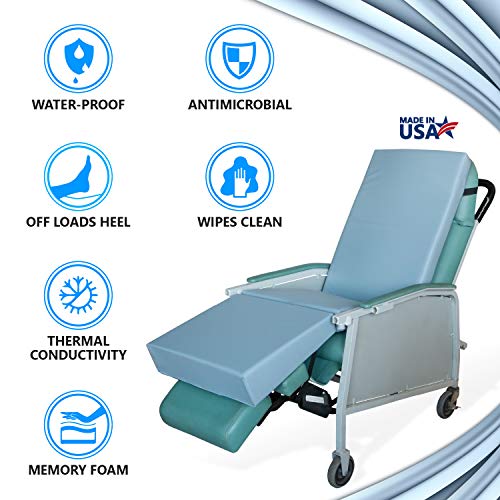 NYOrtho Geri-Chair Comfort Seat Cushion: High-performance Fluid-proof fabric 65" L x 19" W
