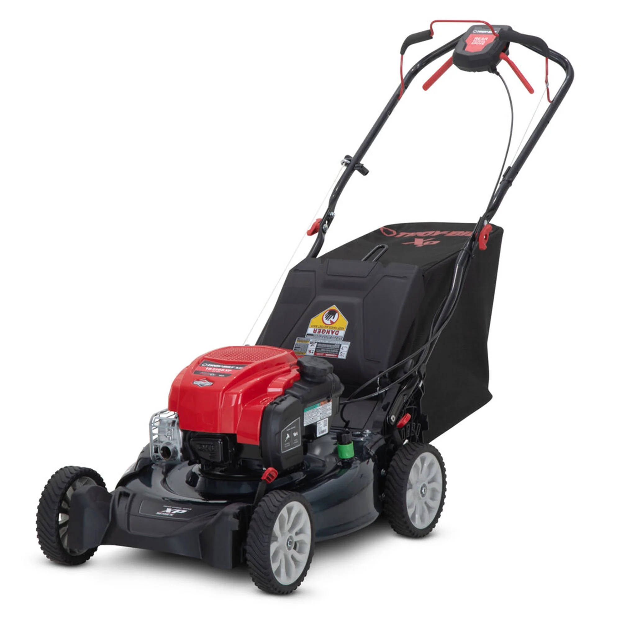 Troy-Bilt XP 3-in-1 Self-Propel RWD Gas Lawn Mower, 163cc Engine & 21" Deck