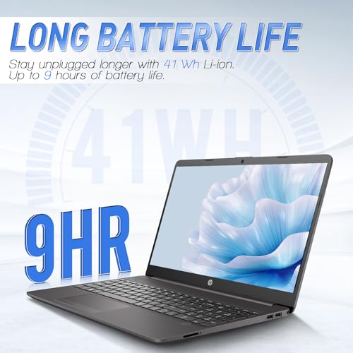 HP 15 FHD Business UltraBook Laptop • 16GB RAM • 256GB PCIe SSD • Powerful AMD Performance • Copilot AI-Ready • Ethernet Port • Long Battery Life • Windows 11 Pro – Built for Professionals