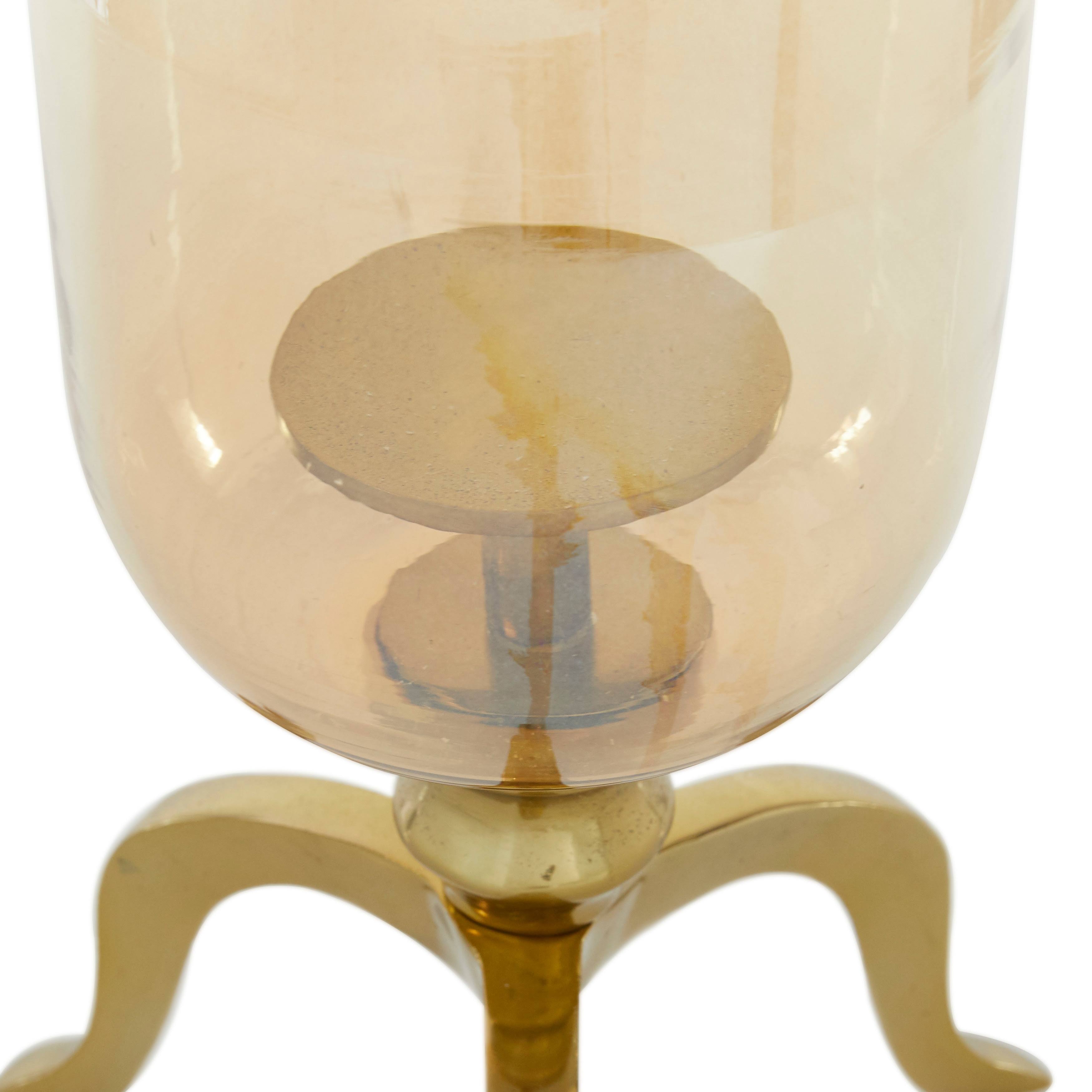 Gold Aluminum Traditional Candlestick Holders, 18 x 13 x 8 - 55391