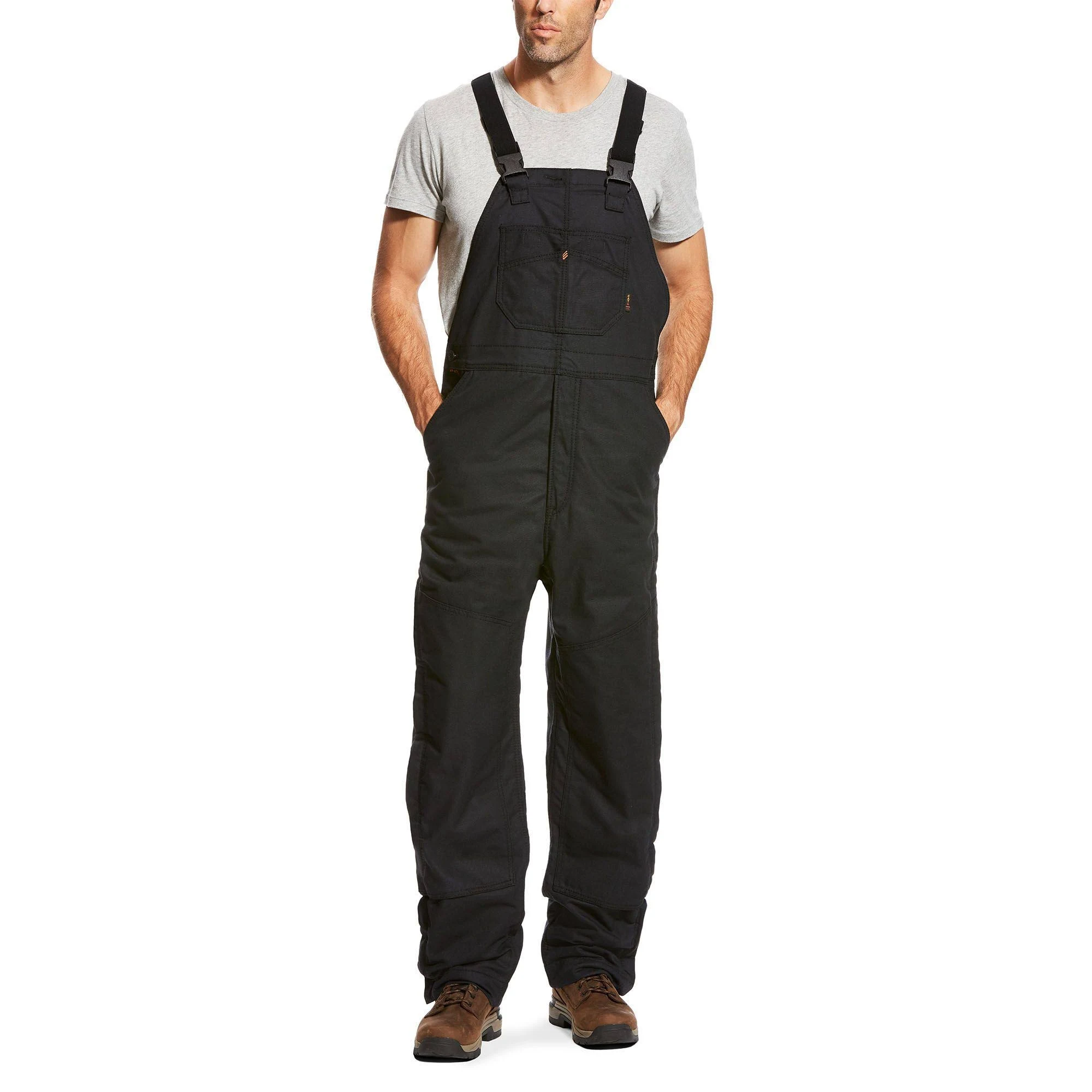 Ariat Men&s FR 2.0 Black Insulated Overall Bib 10023457