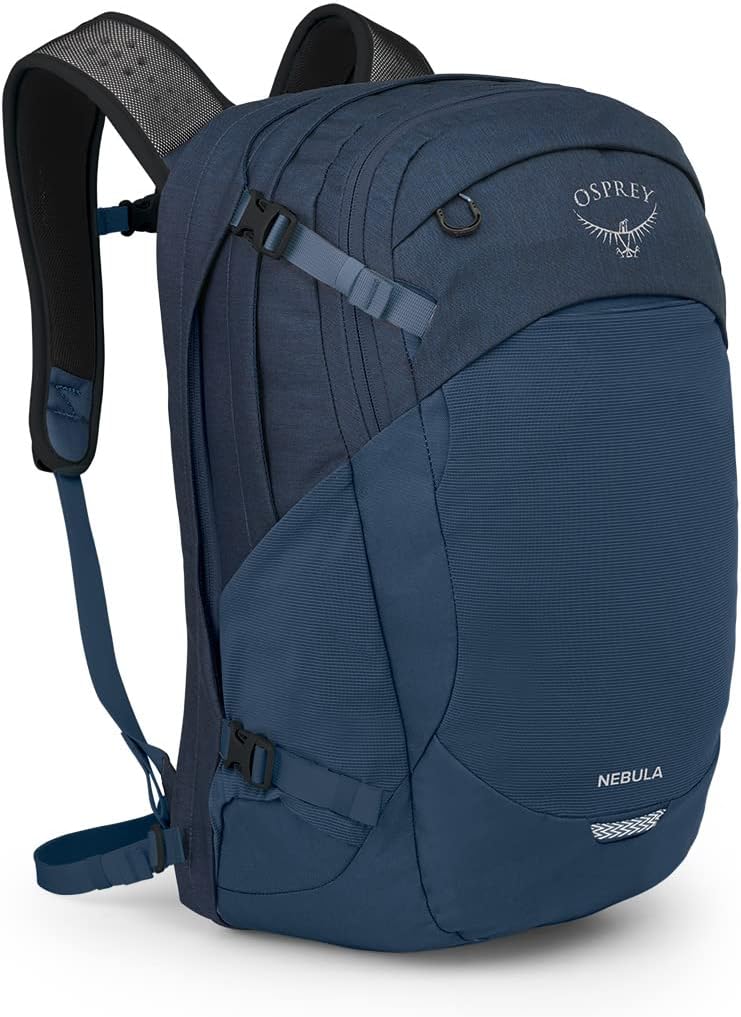 Osprey Nebula Commuter Backpack, Atlas Blue/Heather Daylite Plus Commuter Backpack, Black 2-Pack