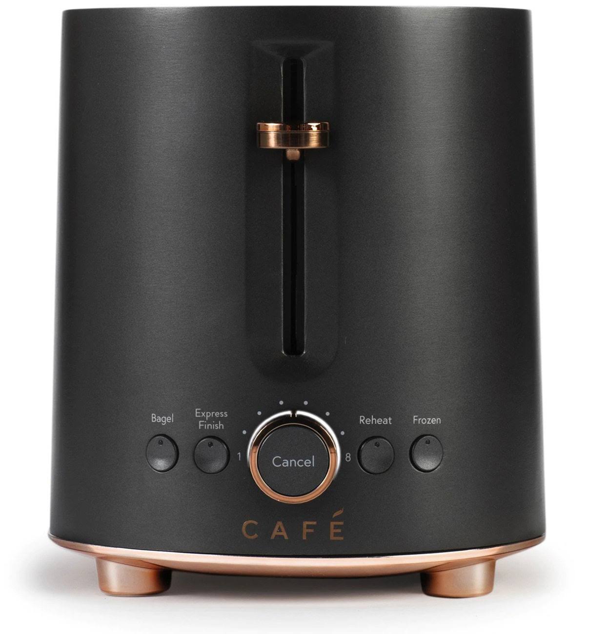 Cafe Express Finish Matte Black 2-Slice Toaster