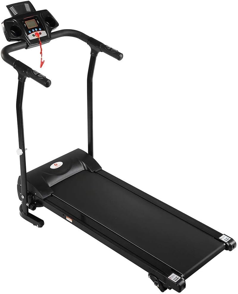 MaGiLL Folding Treadmills Electric Treadmill LCD Display Digital Control Panel Fitness Treadmill 1.0Km/H - 12Km/H Cardio Walking Runninghine