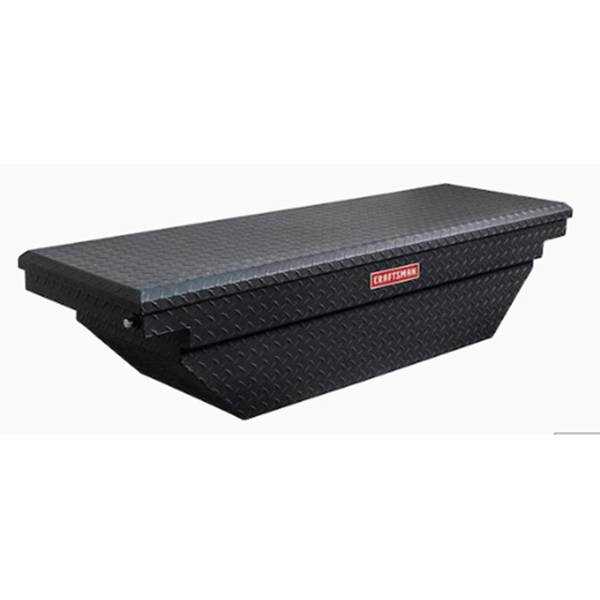 CRAFTSMAN 61.5-in x 20-in x 13-in Matte Black Aluminum Crossover Truck Tool Box Rubber | CMXTBAD73217204