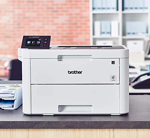 Brother HL-L3230CDW Compact Digital Color Printer Providing Laser Printer Quality Results with Wireless Printing and Duplex Printing, Amazon Dash Replenishment Ready, White