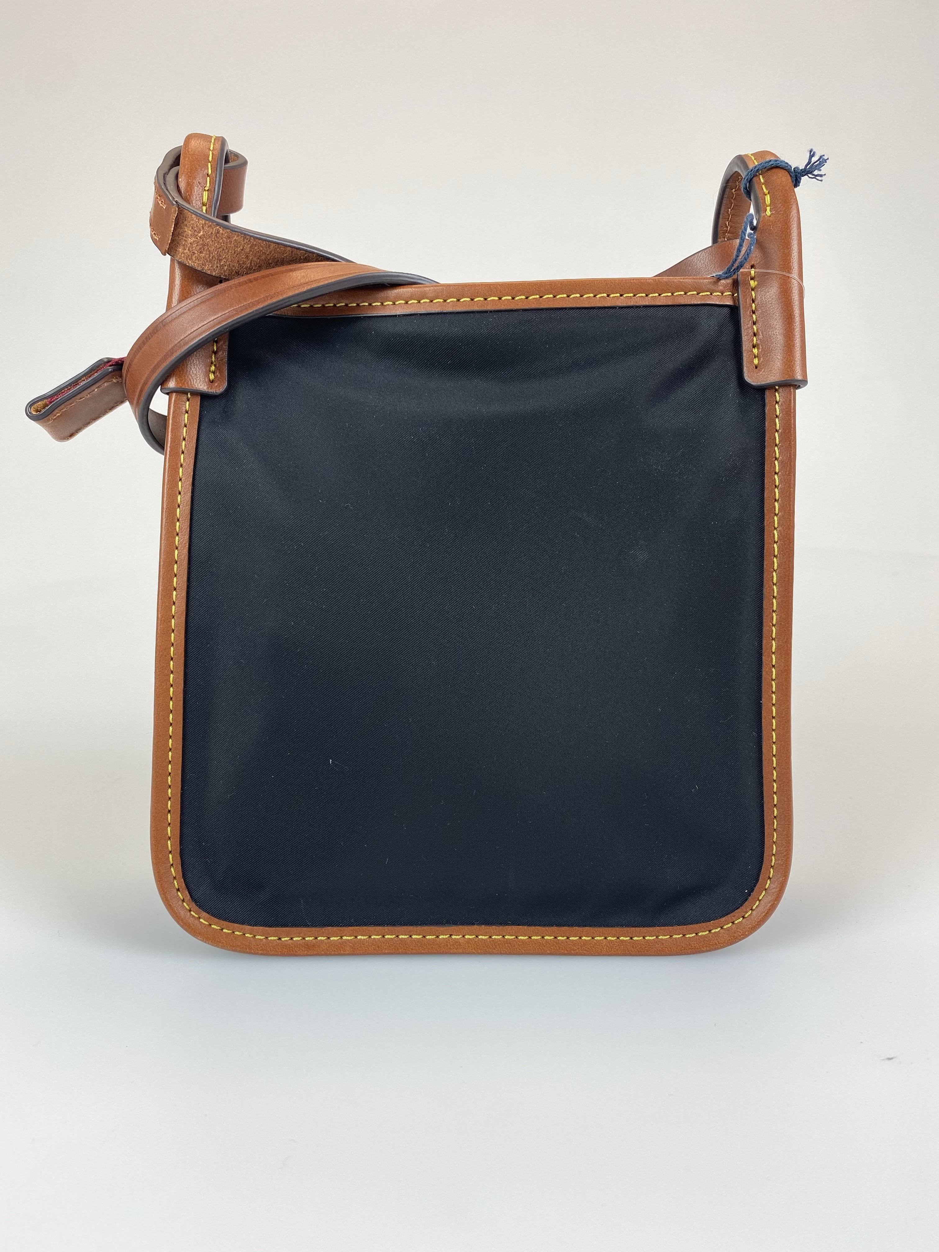 Dooney u0026 Bourke Wayfarer Nylon Letter Carrier Crossbody Black