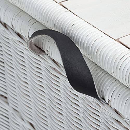 Safavieh Kestin Rattan Storage Trunk - White/Brown