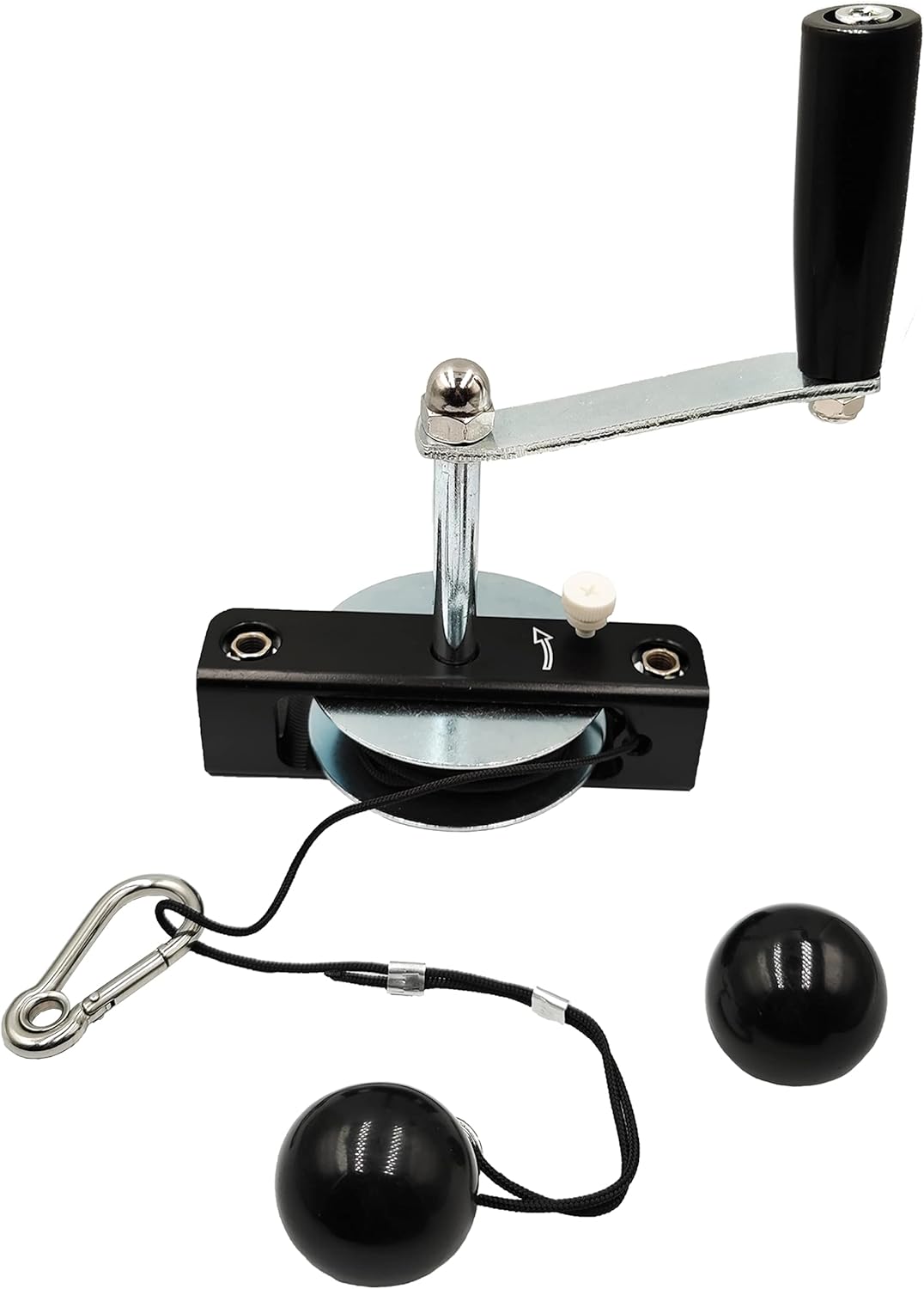 LAJIAOZ Winch System The Manual Winch for The Chainsaw Mill - Makes Milling Easier,Cut Smoother and Save Effort,Allowing You to Directly Cut Logs from One End to The Other End(with Nuts and Bolts) Pack of 2
