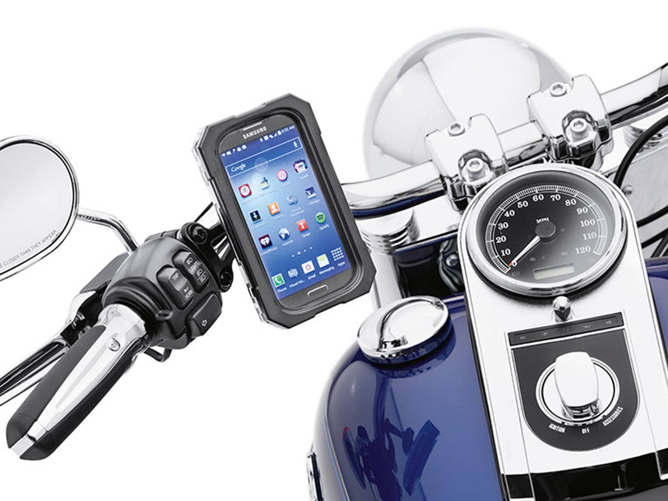 Harley-Davidson Water Resistant Handlebar Mount Phone Carrier