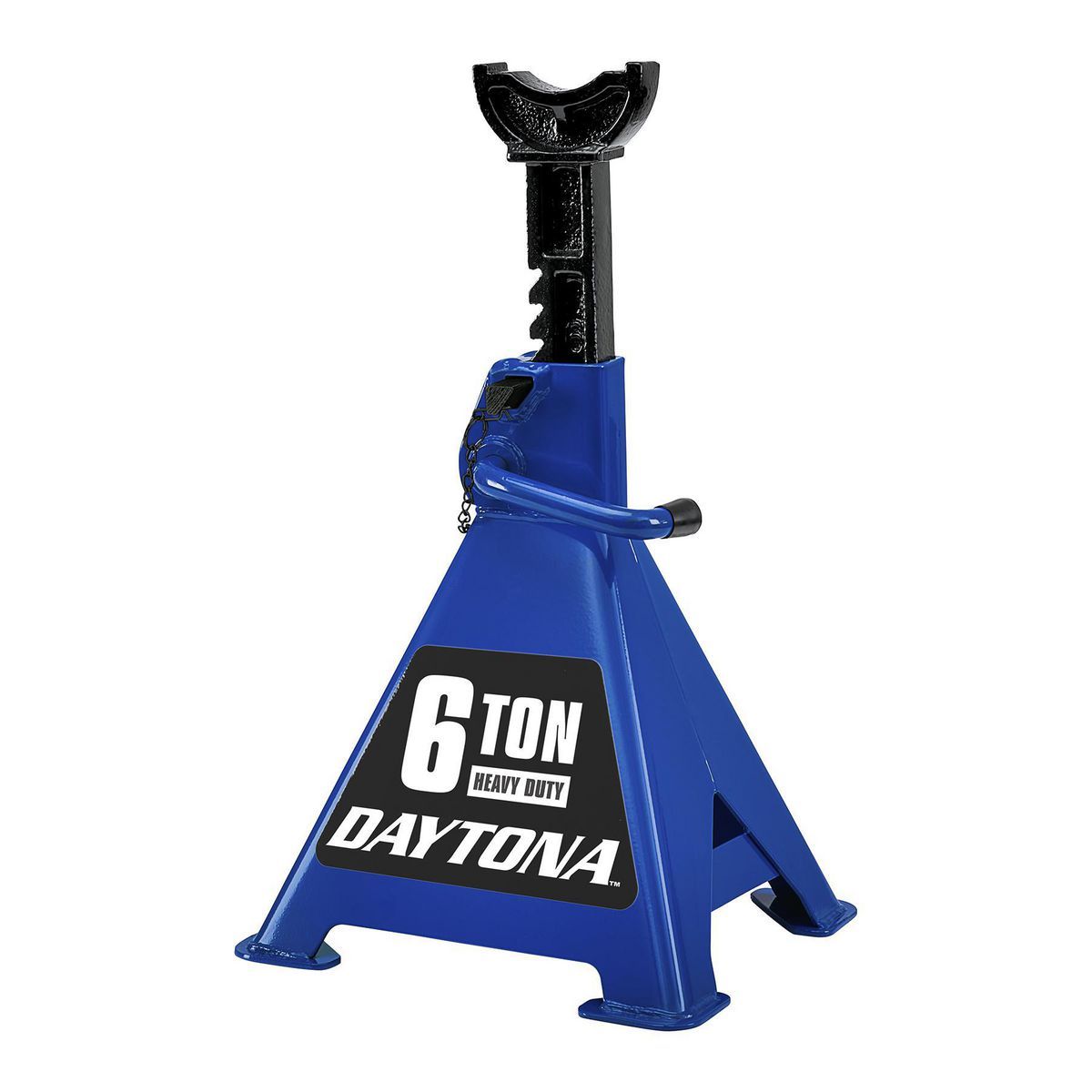 DAYTONA 6 Ton Heavy Duty Ratcheting Jack Stands, Slate Gray