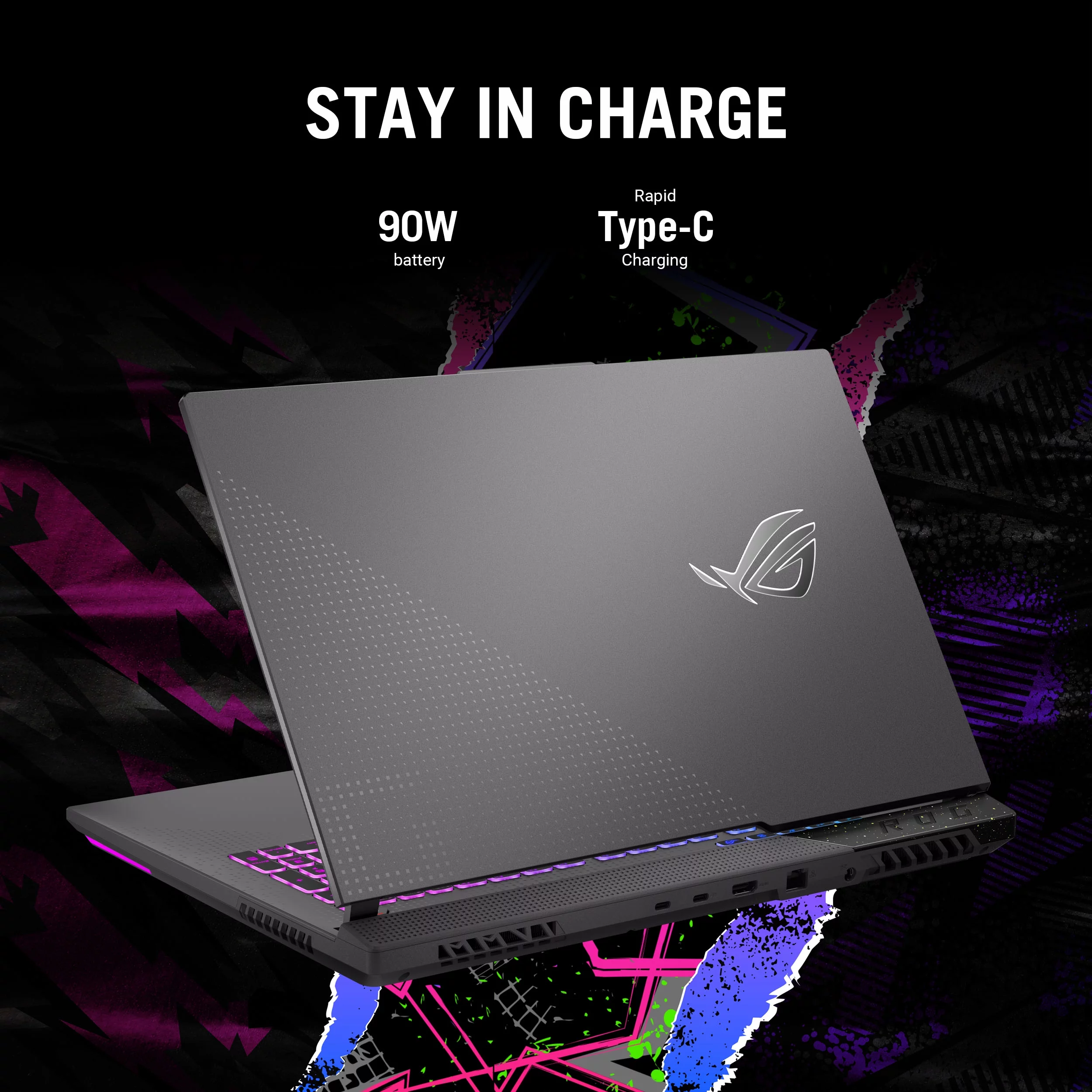 ASUS ROG Strix G17 (2023) 17.3” QHD 240Hz Gaming Laptop, Ryzen 9-7845HX, NVIDIA GeForce RTX 4060, 16GB DDR5 RAM, 1TB SSD, Windows 11, G713PV-WS94