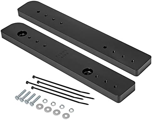 H RUO Motorcycle Tour-Pak Relocator Kit Mount Plate Rack Adjustable 1-3 Tour Pak Pack Extend Compatible with Harley Touring Electra Road Glides Road King Trikes 2014-2021