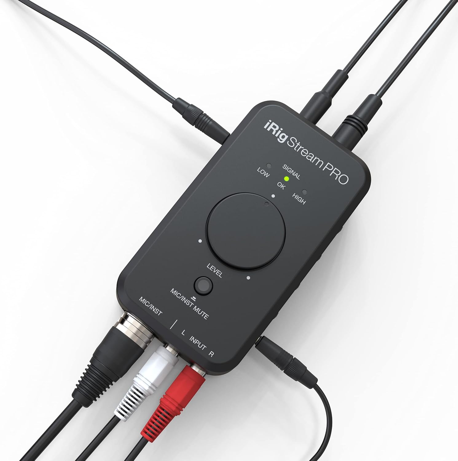 IK Multimedia iRig Stream Pro Streaming audio interface with in-line multi-input mixer, Everything you need for professional quality streaming, right in the palm of your hand.
