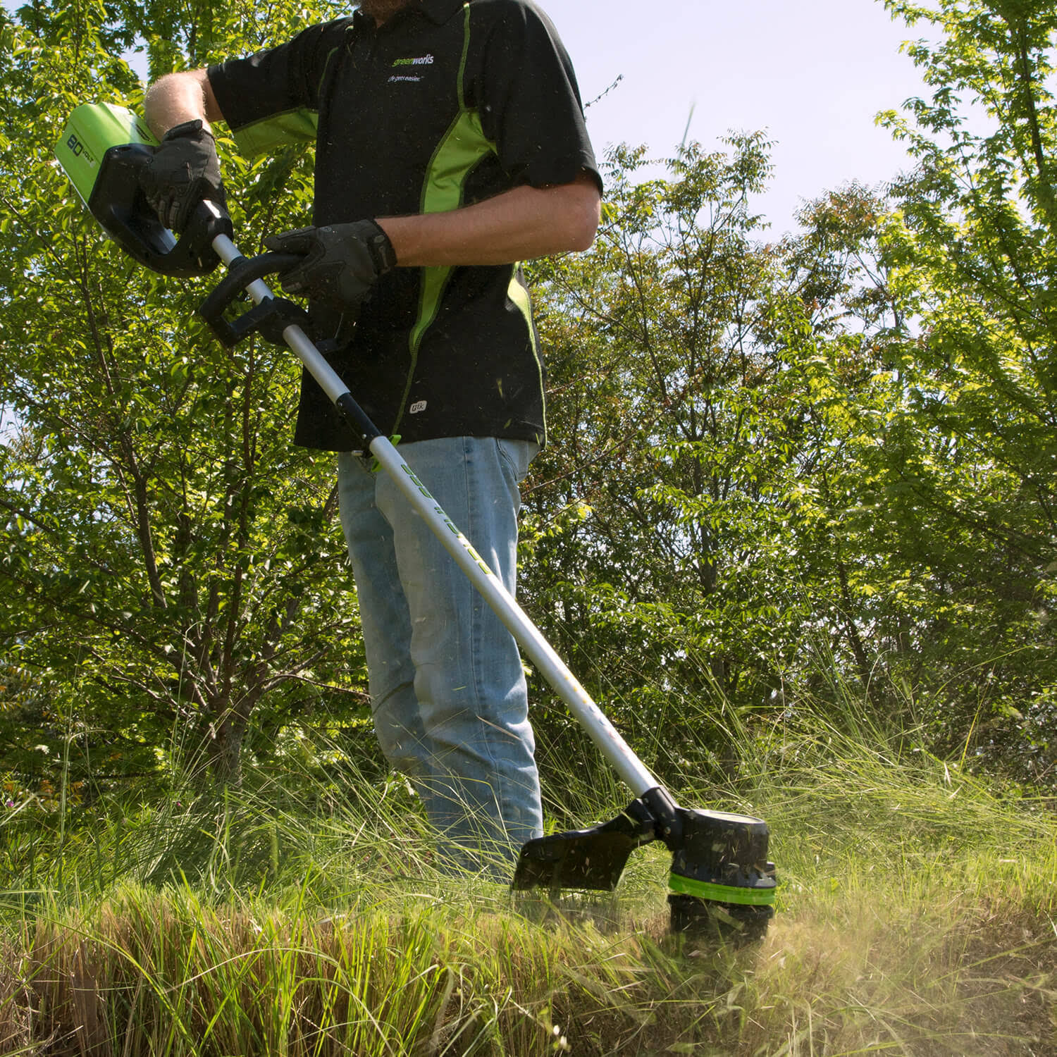 Greenworks Pro 16-inch 80V Cordless String Trimmer, 2.0 ST80L210