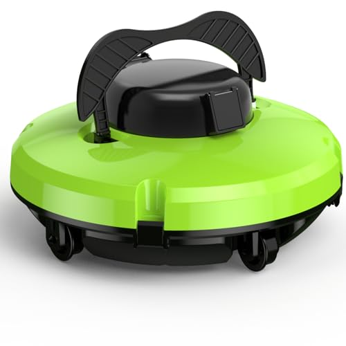 Cordless Pool Vacuum Cleaner for above Ground Pools, Robotic Pool Cleaner