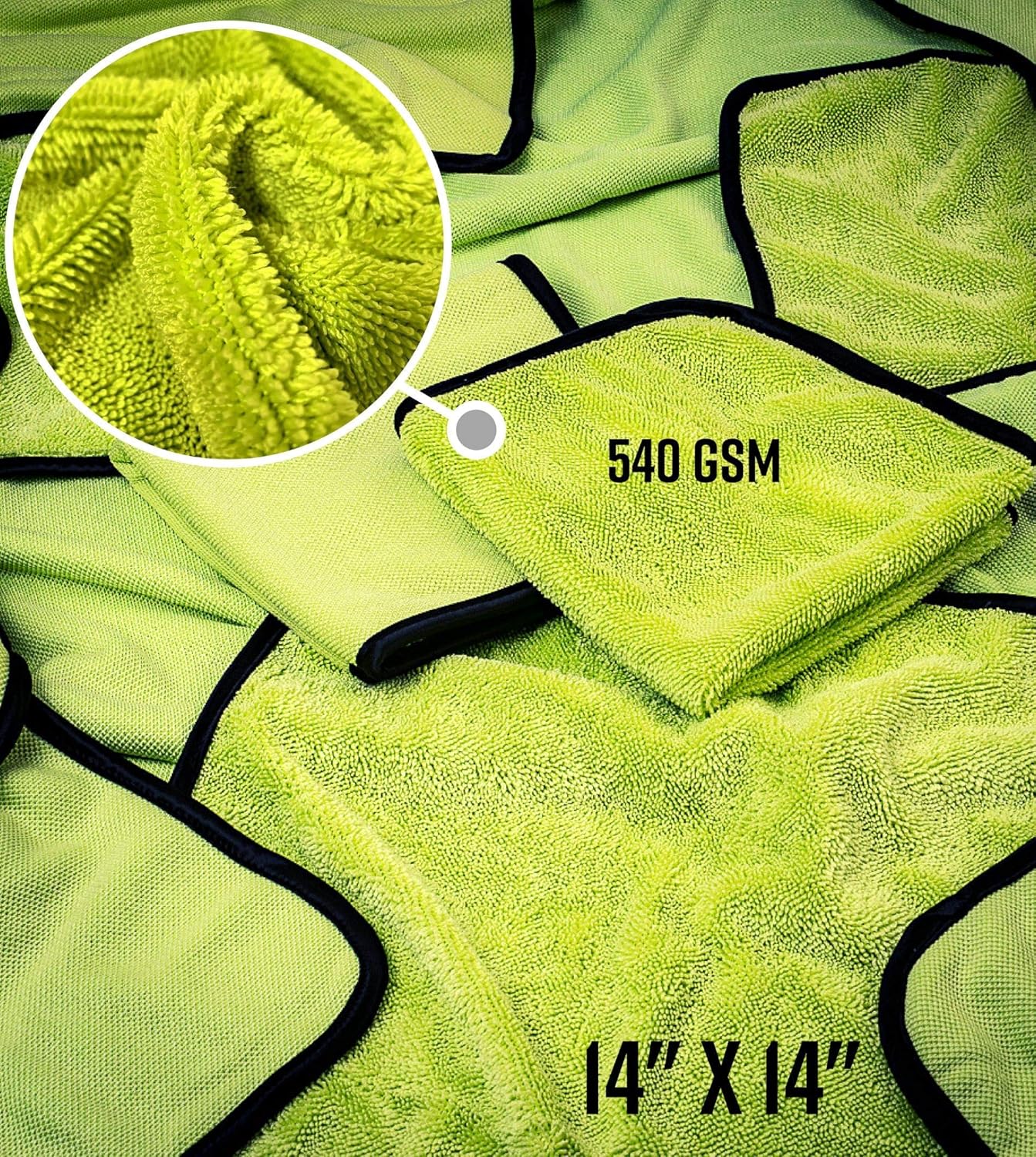 Adam's Essential Towel Bundle – The Best Collection of Car Cleaning, Washing, Drying & Detailing Microfiber Cloths – Wax, Polish, Wash & Dry Your Vehicle with Adam's Soft Car Towels Pack of 2