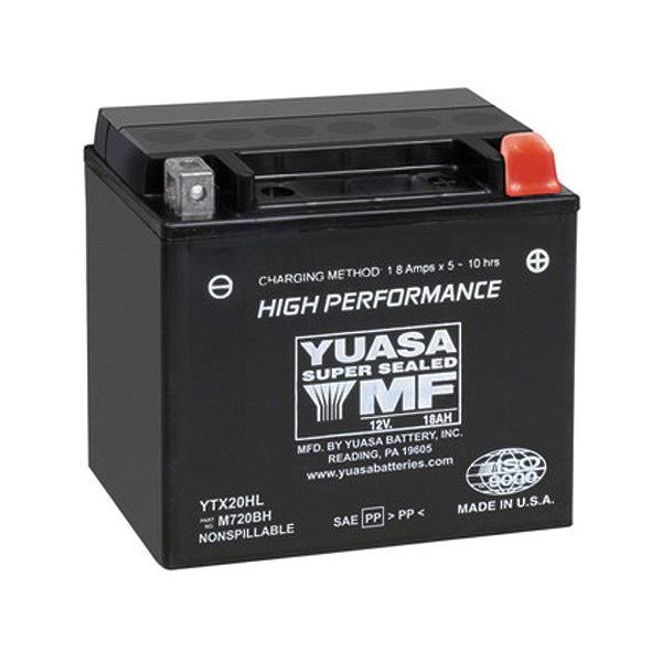 Yuasa - Battery Ytx20hl Sealed Factory Activated - YUAM720BH