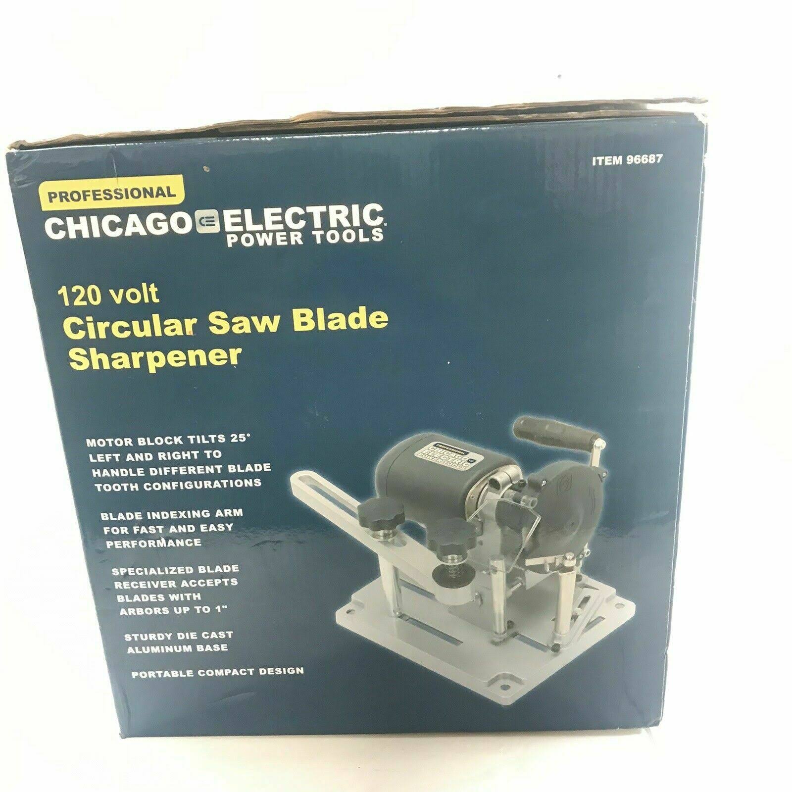 Chicago Electric 120 Volt Circular Saw Blade Sharpener