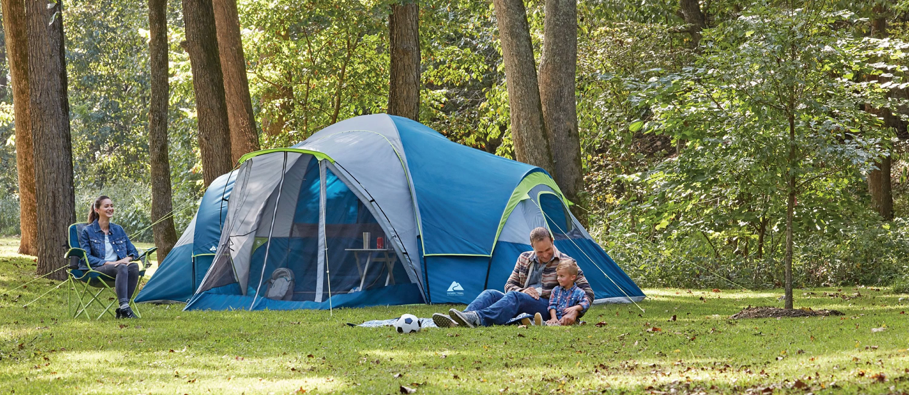 Ozark Trail 10-Person Modified Dome Tent with Screen Porch