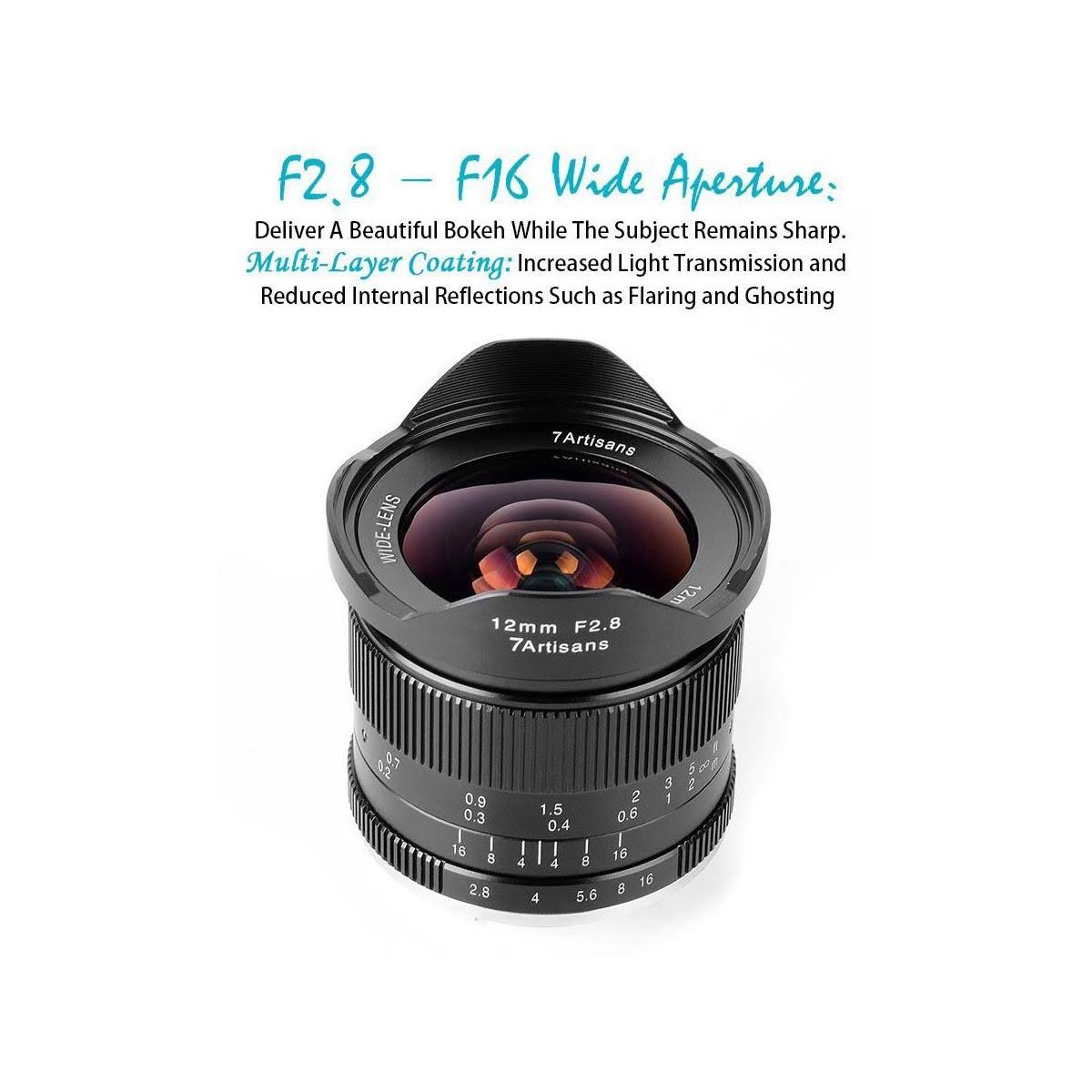 7artisans Photoelectric 12mm f/2.8 Lens for Micro Four Thirds Mount