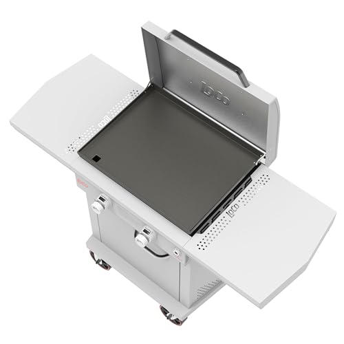LoCo Cookers Burner Digital Series II “SmartTemp” Griddle, Outdoor Flat-Top Grill, Propane Grill with Side Shelves & Side Trays